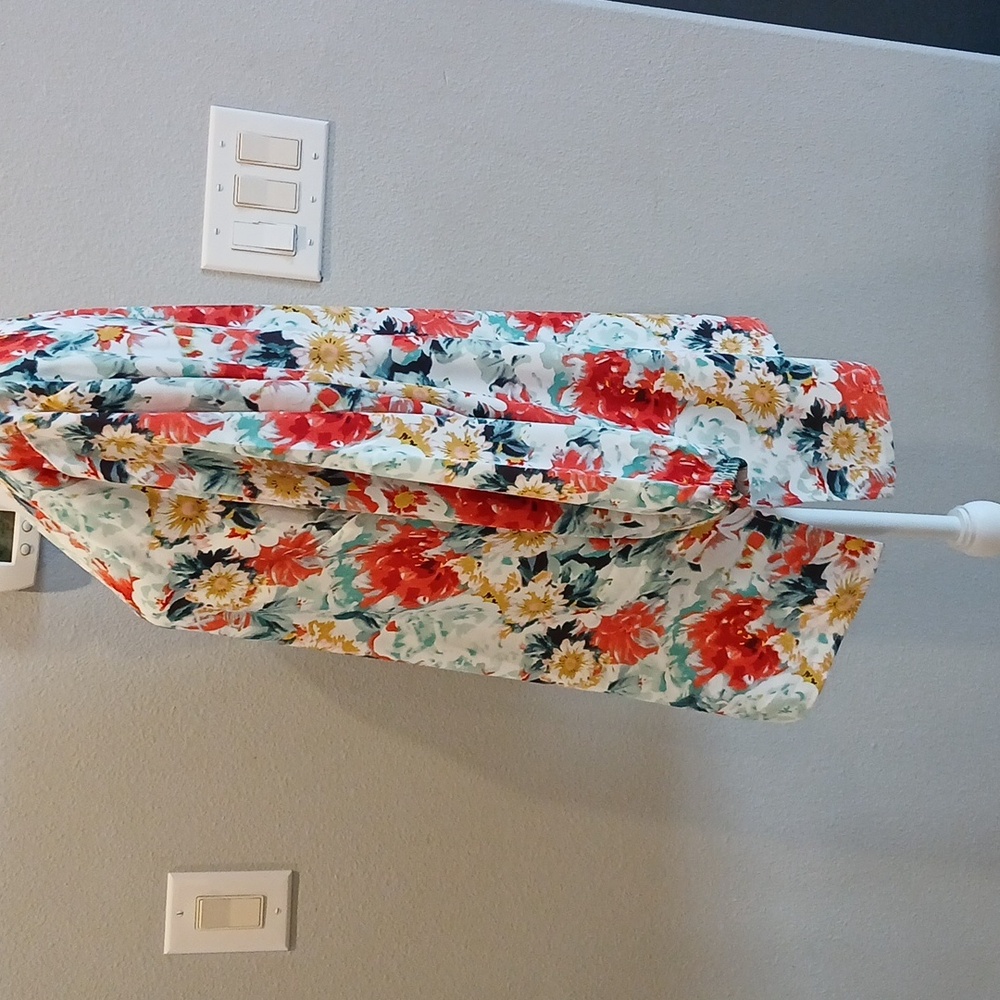 Mario Serrani Multicolor Floral Blouse Spring Flower XL - Picture 3 of 7